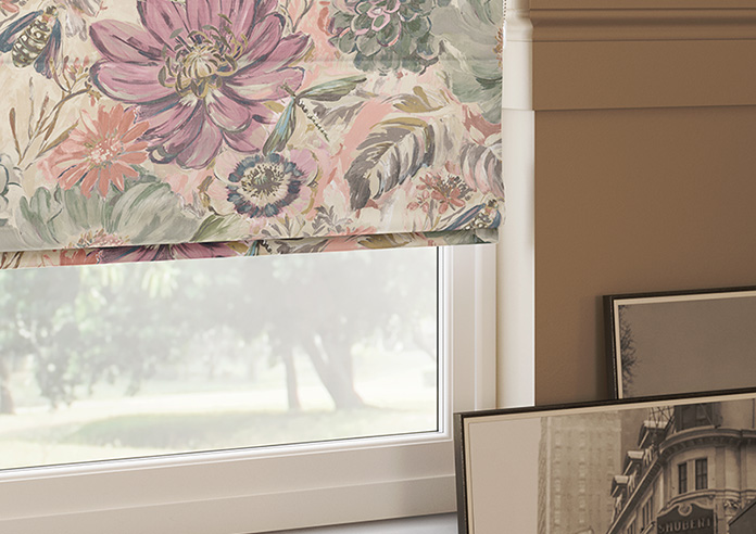 Spring Garden, Khaki - Roman Blind - Image 5